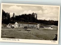 88161 W8998 Lindenberg i. Allgäu 1954 Foto AK Pension Eisenbahn-Waisenhort Foto Roeßler, W. Notopfermarke Berlin