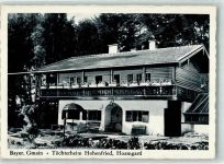 83457 W8232 Bayerisch Gmain Foto AK Pension Töchterheim Hohenfried