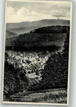 61389 W6384 Schmitten , Taunus 1937 Foto AK Panorama des Ortes mit Kirche St. Karl Borromäus und Großem Feldberg
