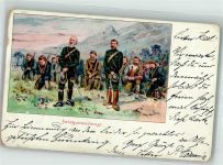 Feldgottesdienst Buren 1903 Lithographie