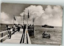 23747 W2435 Dahme , Holst - Landungssteg Fahrgastschiff Motorboot