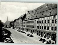86150 W8900 Augsburg , Bay Foto AK Fuggerhäuser Maximilianstrasse Auto