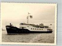 25938 W2270 Wyk auf Föhr Foto AK Dampschiff Uthlande Ort lt. Fotograf