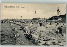 18181 O2553 Graal-Müritz , Seeheilbad - Seebrücke und Strand