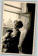 Frau Hund Privatfoto Privatfoto AK