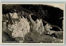 82481 W8102 Mittenwald Foto AK Größter Gletscherschliff der Alpen