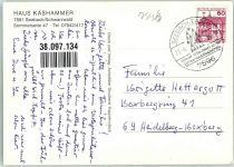 77889 W7596 Seebach , Baden Foto AK Pension Käashammer Auto