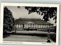 W6200 Wiesbaden Sektkellerei Henkell u. Co. Hauptfront Biebricher Allee Sekt Foto AK