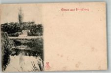 61169 W6360 Friedberg Hessen Foto AK Burg