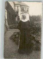 Schwester M. Masen 1925 Mönch Privatfoto AK
