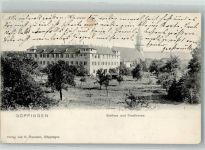 73033 W7320 Göppingen 1910 Gebrauchsspuren Schloss Stadtkirche