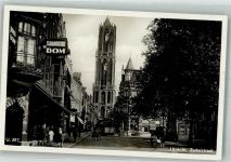 3500 Utrecht Foto AK Geschäft Kirche Straßenbahn Zadelstraat