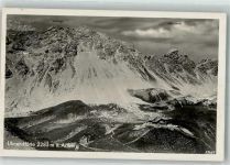Ulmer Hütte 1929 Foto AK Hüttenstempel