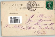 Neujahr Kind Tintenfass 1910 Gebrauchsspuren