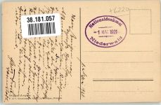 W6220 Rüdesheim am Rhein Kopf der Germania National Denkmal Niederwald 1.5.1921 Denkmal