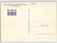 88161 W8998 Lindenberg i. Allgäu Foto AK Genesungsheim Unterhaltungsraum