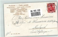 Humor Dienstmädchen K.V.B. Nr. 216 Schornsteinfeger 1905
