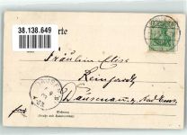 10115 W1000 Tiergarten 1903 - Brücke zur Rousseau-Insel