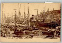 76400 Fecamp Foto AK Hafen