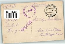 K.D. Feldpoststation Nr. 126 Landwehr Inf.-Rgt. Nr. 81 1. Konmp. Kriegsgrab 1915 Foto AK