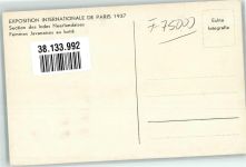 Paris Niederländisch-Ostindien Javanische Frauen bei Batikarbeiten während der Exposition Coloniale Internationale Ausstellung 1937 Foto AK