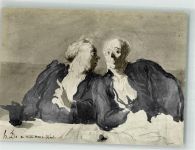 Winterthur sign. Daumier, Honore Un Argument peremptoire Sammlung Reinhart Künstler Künstlerkarte
