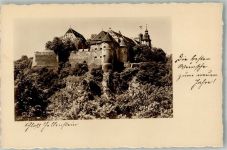 89518 W7920 Heidenheim an der Brenz Foto AK Schloss Hellenstein Neujahr