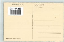 89518 W7920 Heidenheim an der Brenz Foto AK Schloss Hellenstein Neujahr