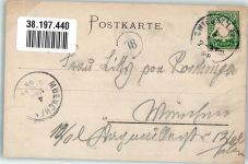 94227 W8372 Zwiesel 1899 - Adelskorrespondenz Arberkuppe Arbersee