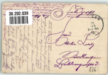 84489 W8263 Burghausen , Salzach 1915 - Burg