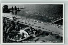 17373 O2120 Ueckermünde 1940 Foto AK Fliegeraufnahme vom Strandbad