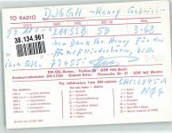 O9620 Werdau , Sachs Karte der DDR mit DM-Stationen DM2CXN Plauensche Straße Qsl-Karte