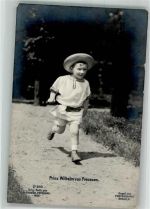 Der Prinz als fröhliches Kind Fotograf Berger Photochemie 2215 Adel Prinz Wilhelm 1909