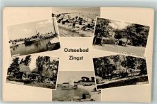 18374 O4241 Zingst , Ostseebad - Karl-Marxplatz Hafen