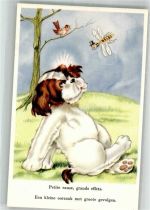 Humor Hund coloprint B 91 Biene