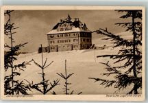 08349 O9438 Johanngeorgenstadt 1927 Gebrauchsspuren Pension Deutsche Jugendherberge Winter