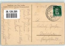 08349 O9438 Johanngeorgenstadt 1927 Gebrauchsspuren Pension Deutsche Jugendherberge Winter