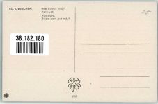 sign. Liebscher Ad. Heimweh VKKV 1055 Geiger Künstlerkarte