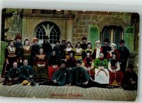 Gruppenfoto Trachten Hessen 1914