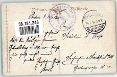 Ein friedlicher Schützengraben K.D. Feldpostexp. d. 9. Landw. Div.Hirte Krause-Carus, A. Gebrauchsspuren