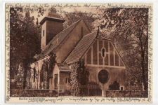 Berlin Steglitz, Lichterfelde mit Alte Dorfkirche gelaufen von 1930. Gute Erhaltung.