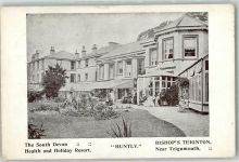 Teignmouth 1906 Foto AK Hotel Gasthaus