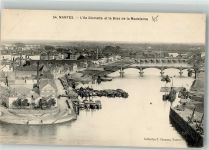 44000 Nantes Foto AK Hafen