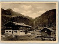 83727 W8162 Spitzingsee 1942 Foto AK Pension Willy-Merk-Bergheim
