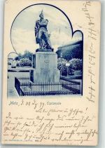 57000 Metz 1899 Foto AK Denkmal Ney