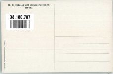 K. K. Eilpost mit Bergvorgespann Anno 1848 Postkutsche Künstlerkarte