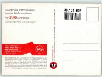 ALICE DSL-Internetzugang Junge Frau sucht Anschluss Werbung Werbe AK