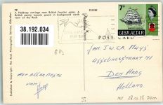 Gibraltar 1978 Gebrauchsspuren Grenze