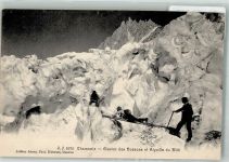 Chamonix-Mont-Blanc Glacier des Bossons Bergsteiger Gletscher