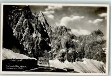 Falkenhütte Foto AK Hüttenstempel